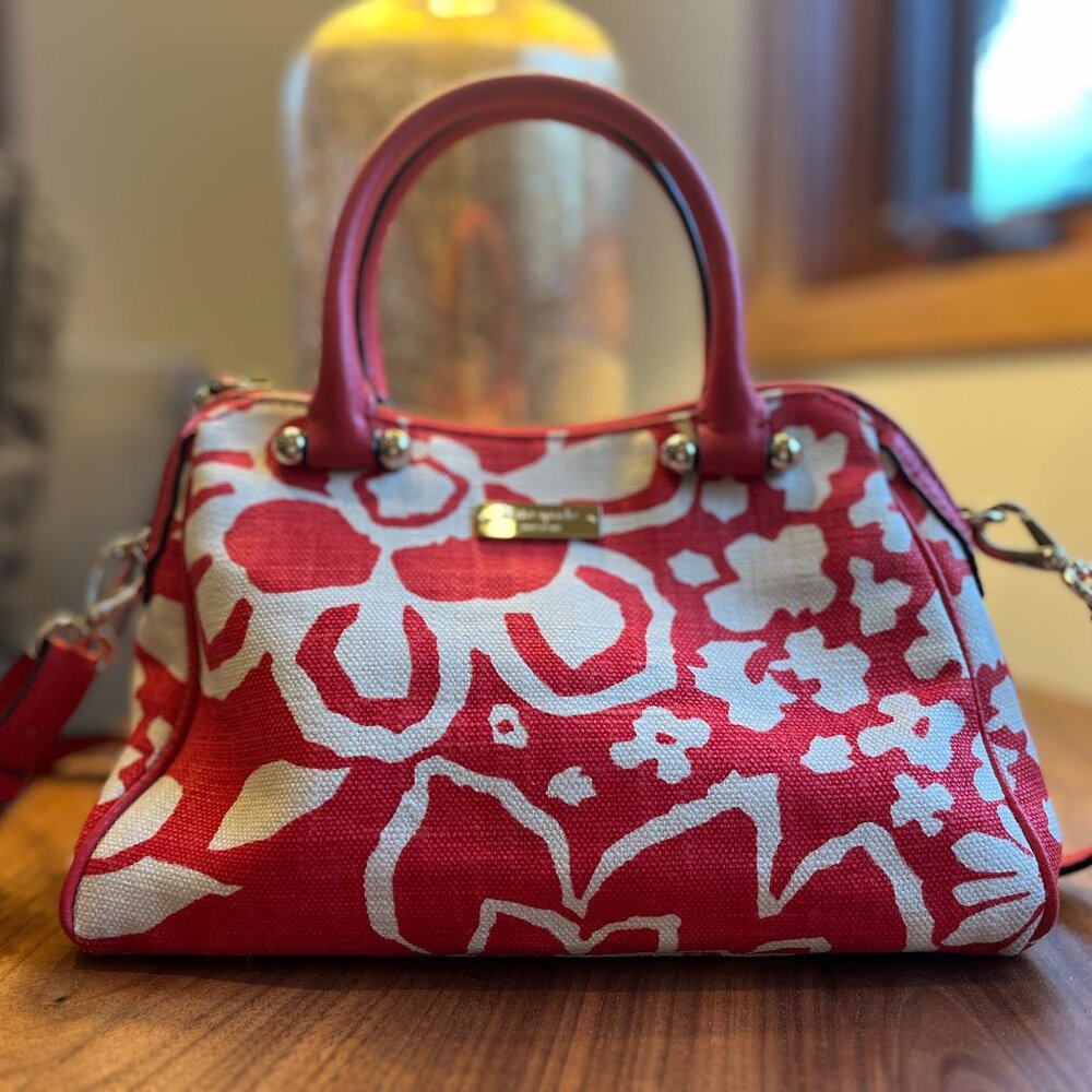Kate Spade Red Floral Handbag